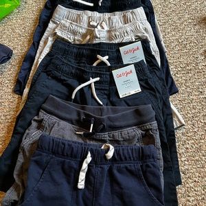 9 Pairs of Boys size 6/7 shorts. Cat and Jack, Wonder Nation, Carters,Old Navy